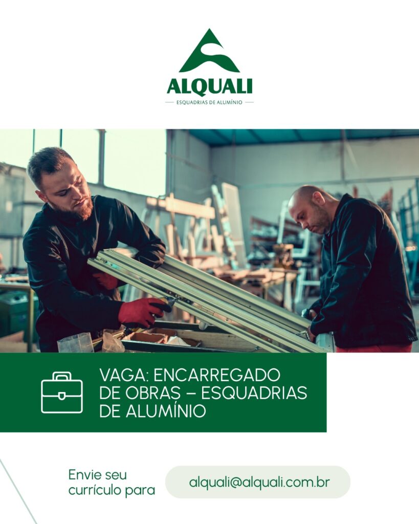 Oportunidade para Encarregado de Obras.Buscamos um profissional comprometido, com perfil de liderança, organização e foco na qualidade da execução dos serviços. Se você possui experiência no segmento e busca novos desafios, venha fazer parte da equipe Alquali.