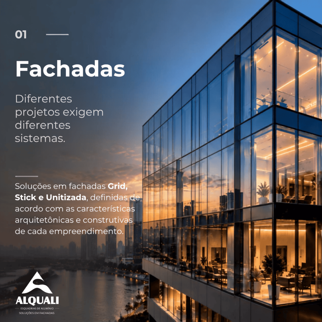 Soluções em Fachada Uma fachada bem executada começa muito antes da instalação. Começa na definição da solução adequada para cada projeto.